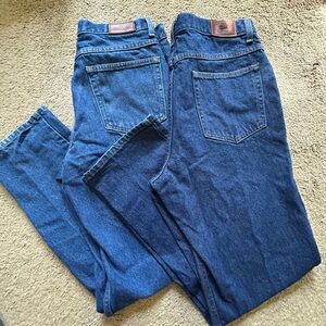 L.L. Bean Classic Fit Denim Jeans 100% Cotton Size 33x30 Combo